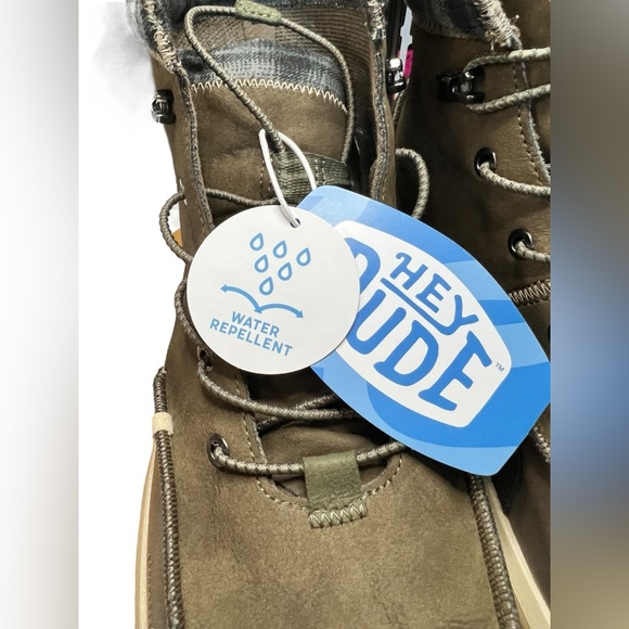 NWT - Hey Dude Men’s boots - Bradley Classic (walnut) -  Size 14 - Picture 3 of 8